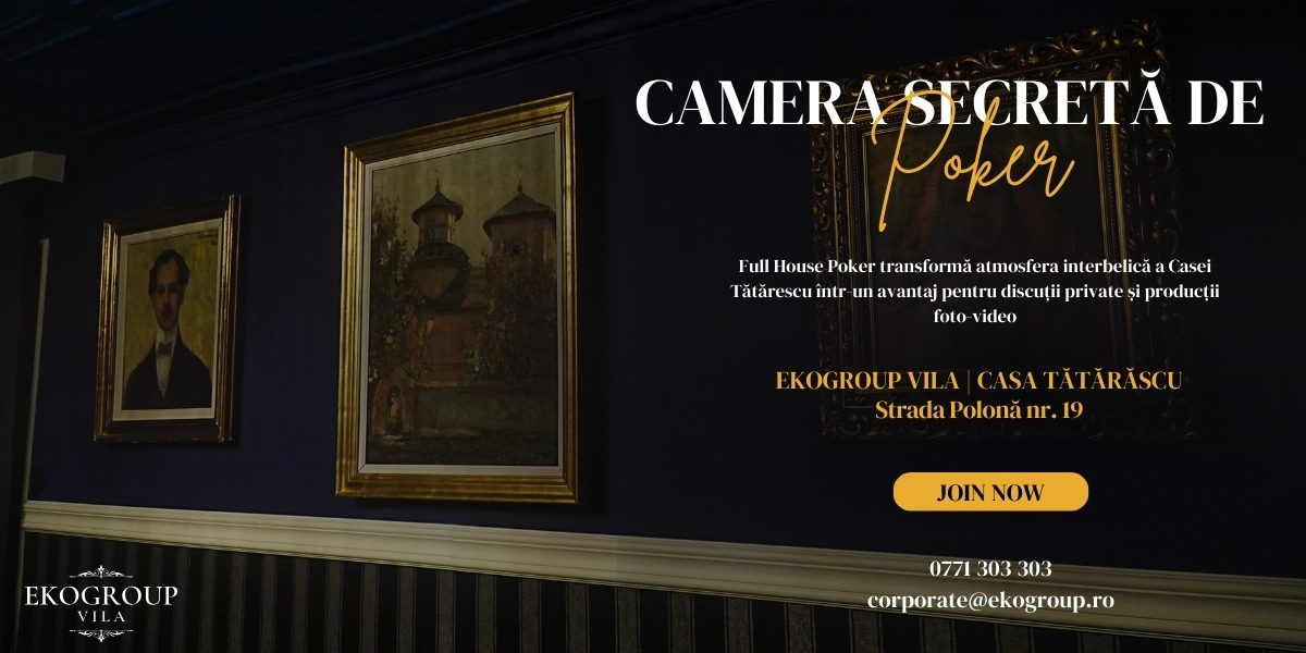 Descoperă arta de a play poker în intimitatea exclusivistă a Full House Poker